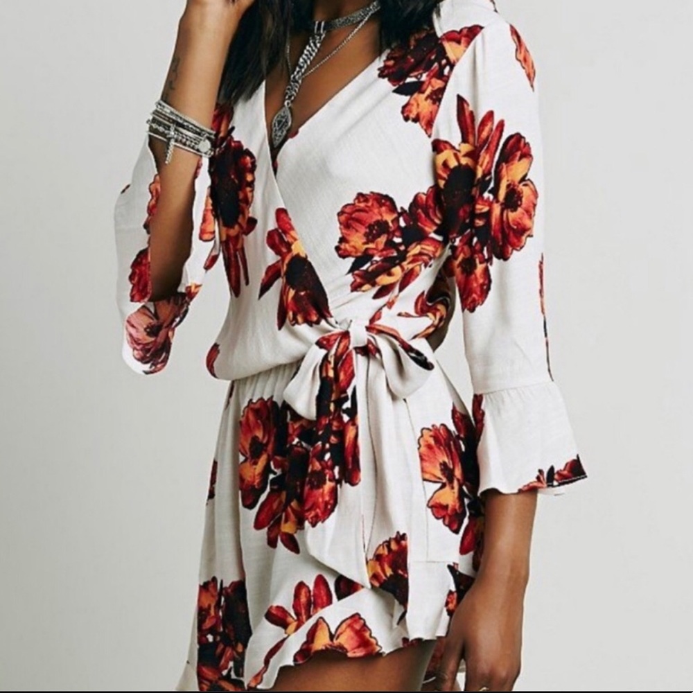 Free People Floral Romper